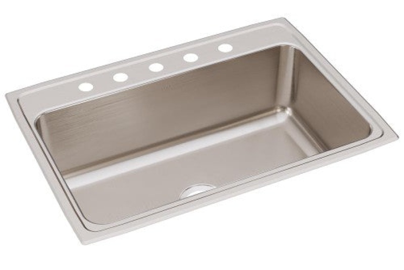 Lustertone Classic Stainless Steel Drop-In Kitchen Sink