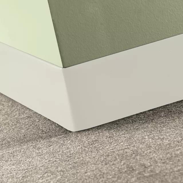 White Sand Rubber Baseworks Thermoset Wall Base
