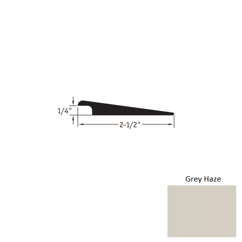 Johnsonite Grey Haze Vinyl Moulding / Trim