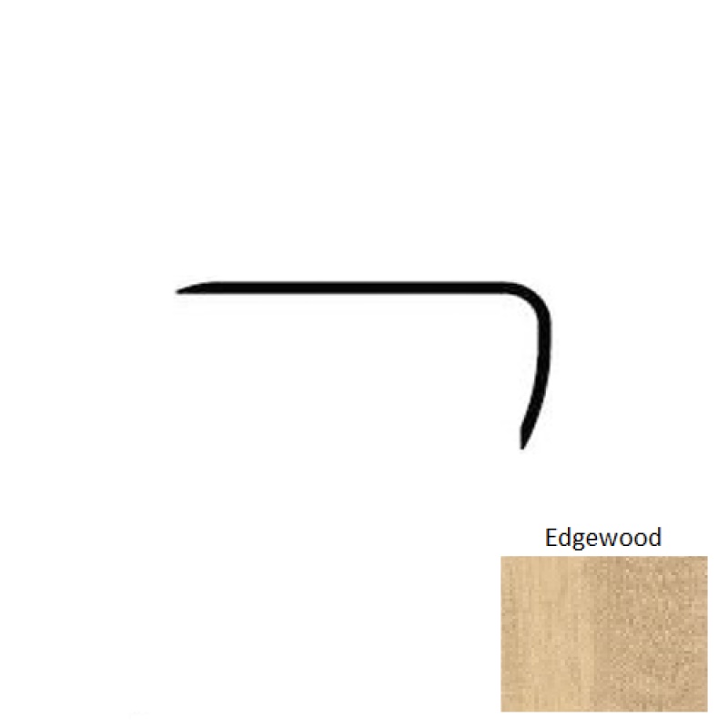 Lamdura Inspirations Edgewood Laminate Wood Moulding / Trim - 94" Stair Nose - Embossed