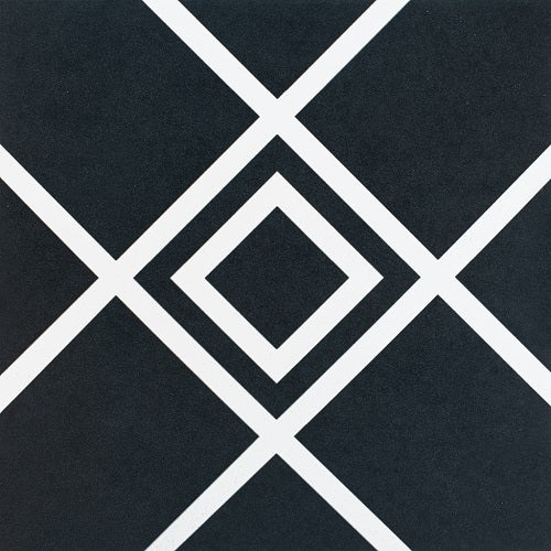 Casablanca Squares Ceramic Tile - Matte - 8" X 8"