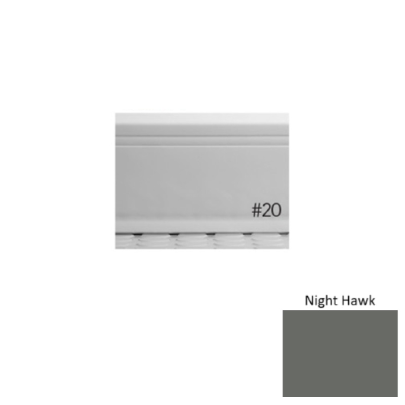 Pinnacle Plus #20 Draft Night Hawk Rubber Coil Wall Base - 4" X 120 Ft