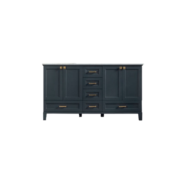 Paloma Dark Grey Freestanding Double Sink Bathroom Vanity