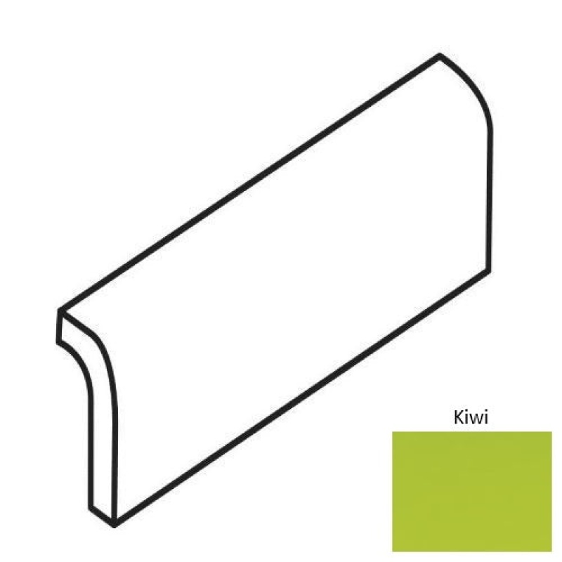 Color Complements Kiwi Ceramic Floor & Wall Trim