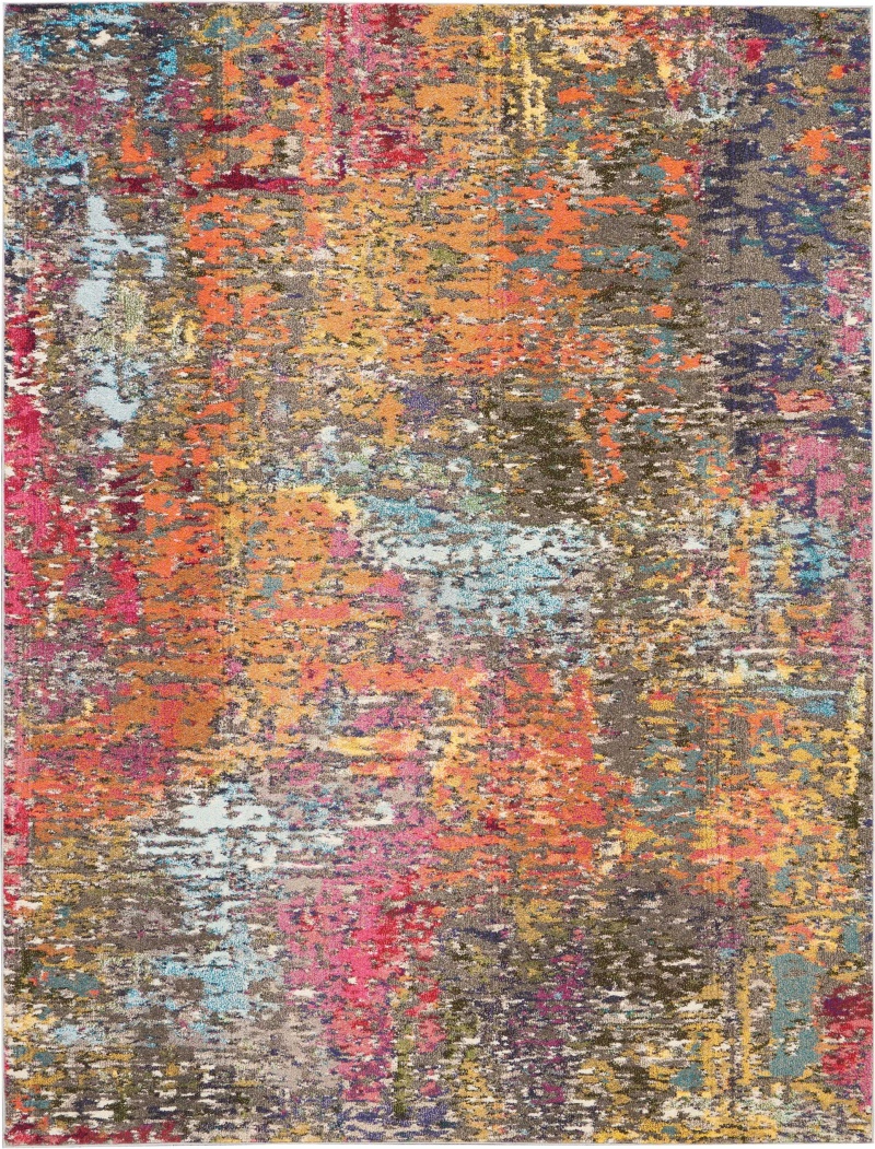 Celestial Ces14 Sunset Polypropylene Modern Area Rug