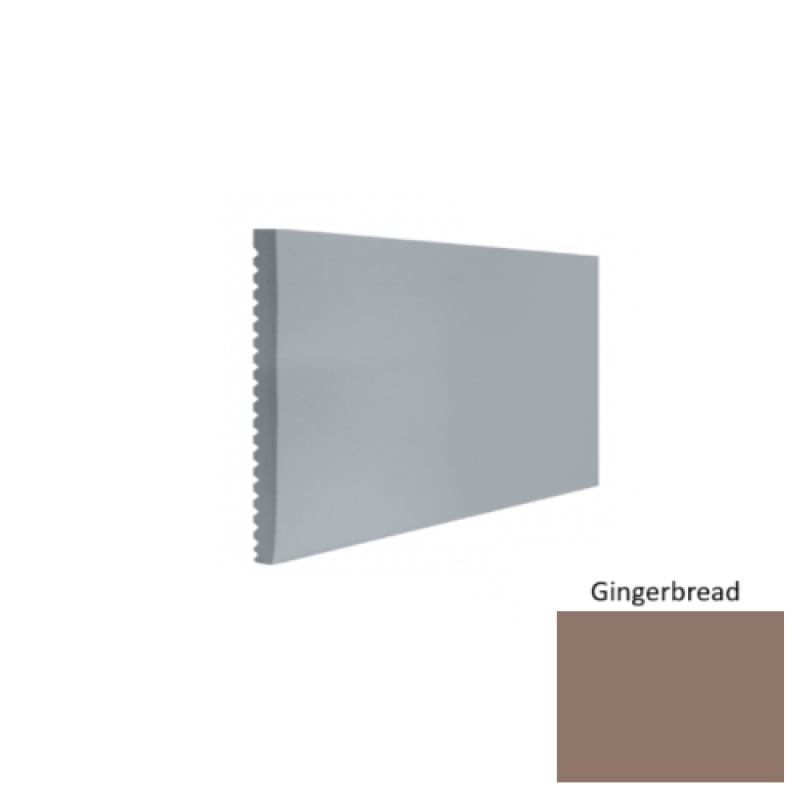 Contours #60 Candid Gingerbread Rubber Profiled Wall Base - Satin