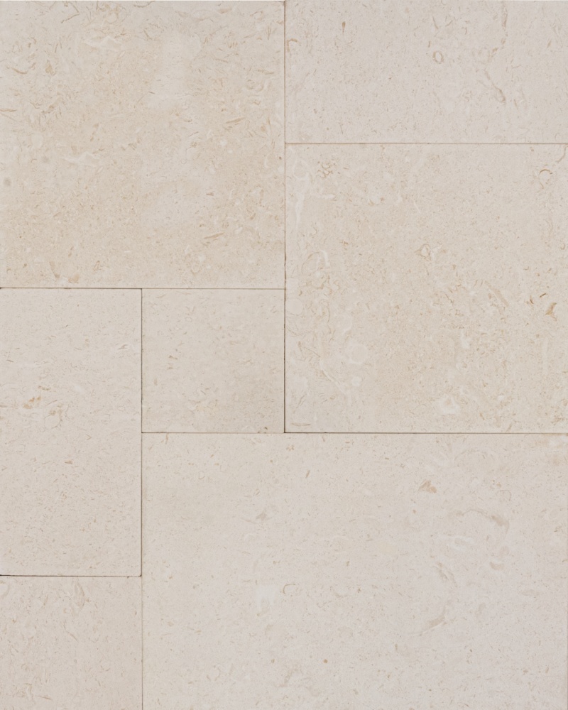 Shell Beach Limestone Versailles Pattern - Tumbled - Various Sizes
