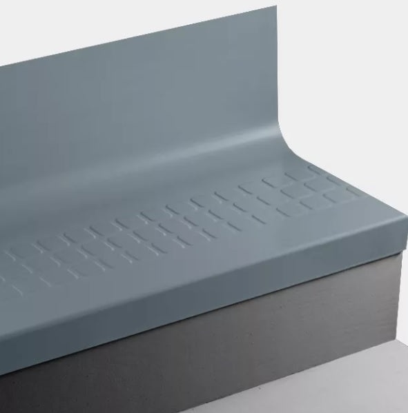 Johnsonite Windsor Blue Raised Square Rubber Stair Tread