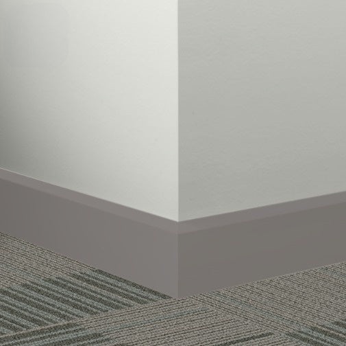 Johnsonite Shaded Rubber Millwork Contoured Wall Base – 3" x 96" x 3/8", Oblique