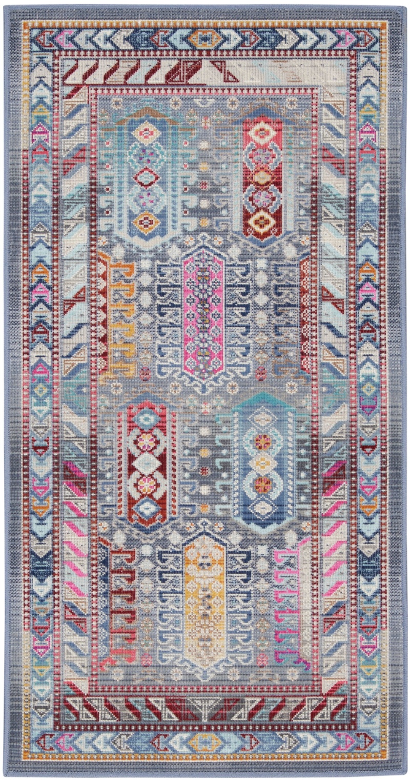 Vintage Kashan Grey / Multi Area Rug