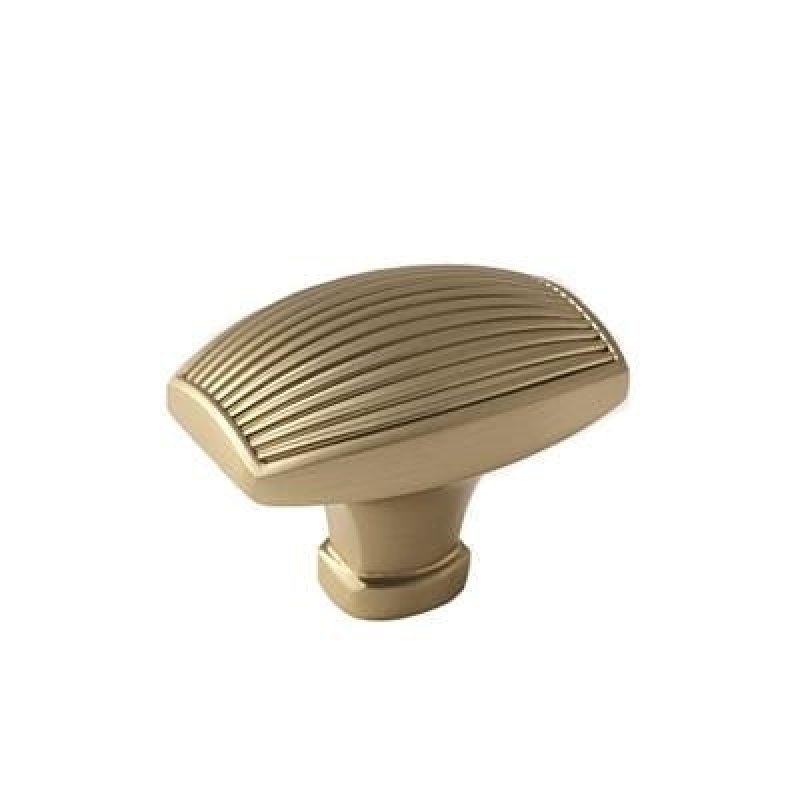 Sea Grass Zinc Cabinet Knob - Golden Champagne
