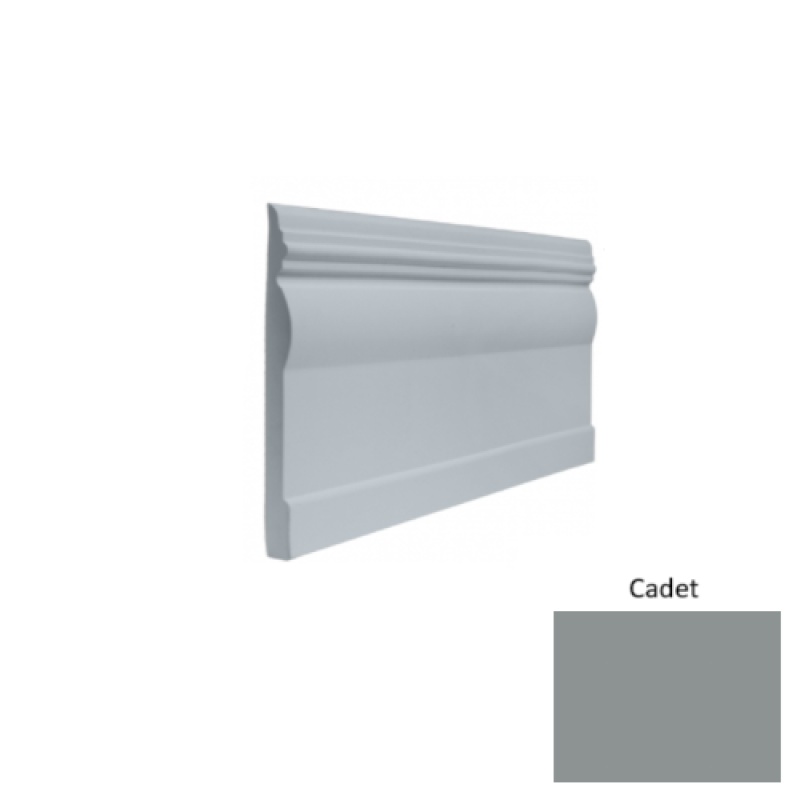 Contours #45 Novel Cadet Rubber Profiled Wall Base - Satin