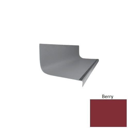Flextones Berry Type 1975 With Flush Ribbed / Smooth Insert Distinct Designs Rubber - 20 3/8" X 72" Stair Tread - Hammered