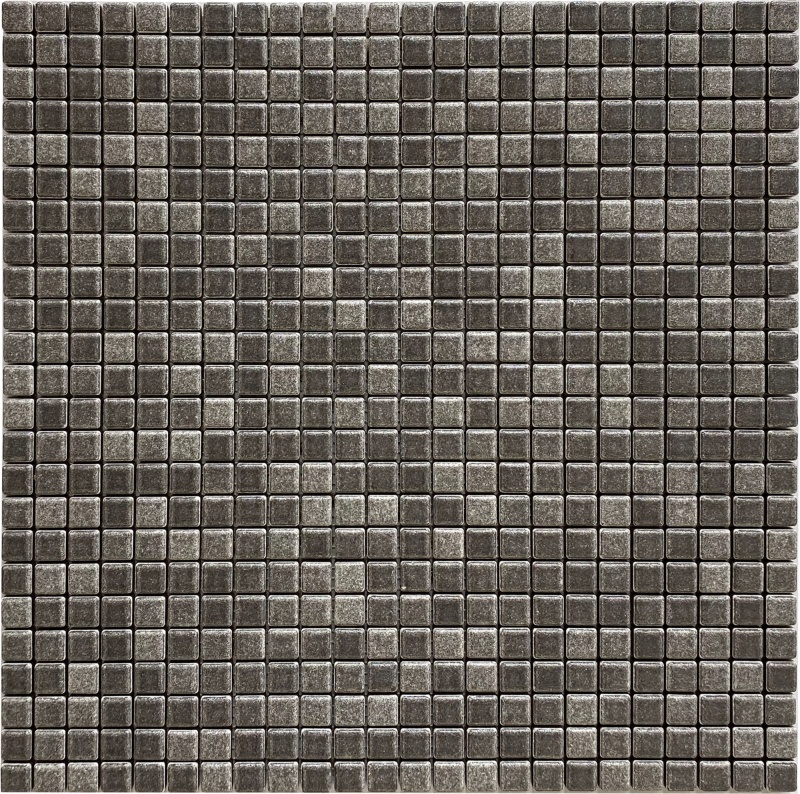 Anthologhia Plumbago Porcelain Mosaic - 1/2" X 1/2" - Glossy