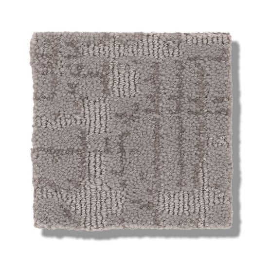 Private Retreat Silver Polish Nylon Carpet - Pattern