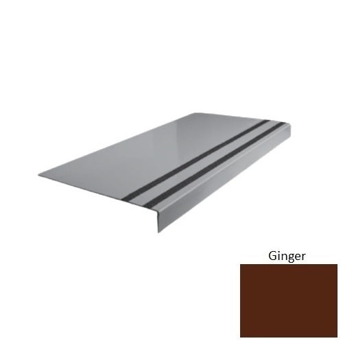 Flextones Ginger Rubber Stair Tread 12 1/4" x 72"