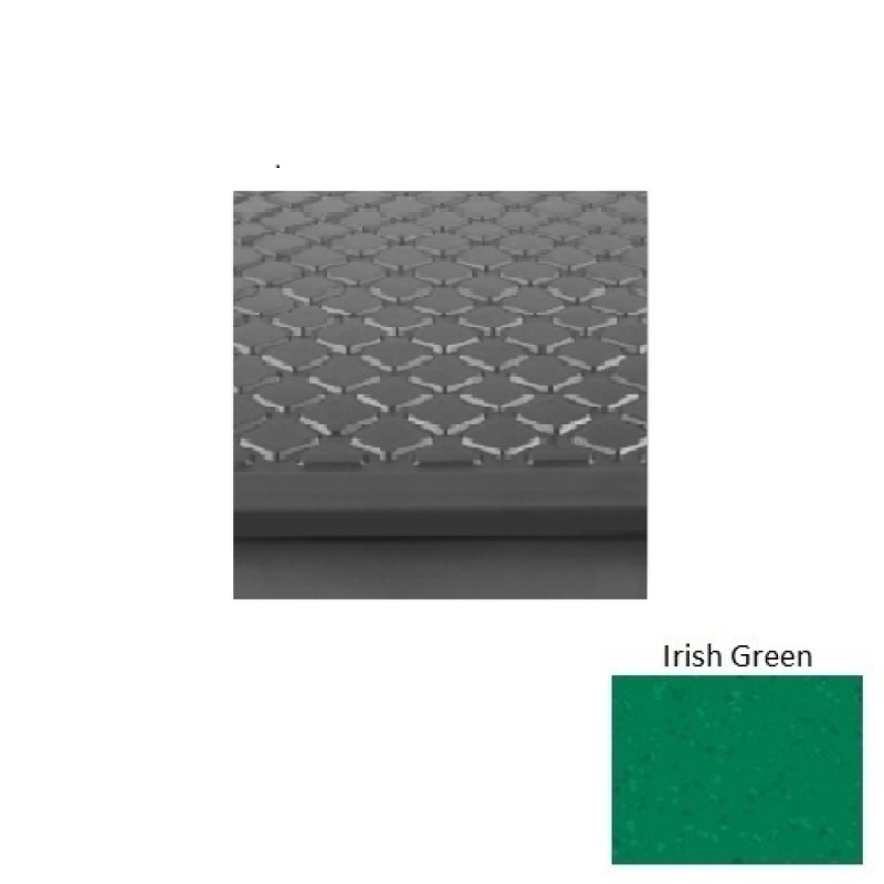 Symmetry Irish Green Textured Rubber Stair Tread
