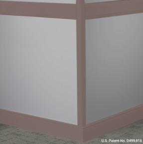 Johnsonite Espresso Rubber Moulding / Trim Chair Rail