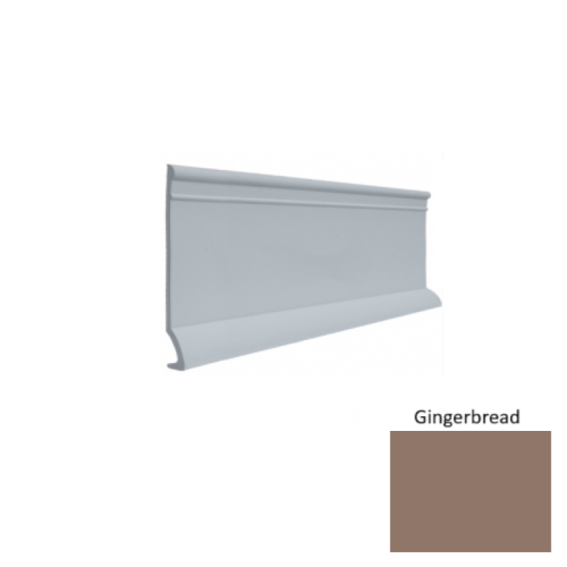 Contours #90 Intrigue Gingerbread Rubber Profiled Wall Base - Satin