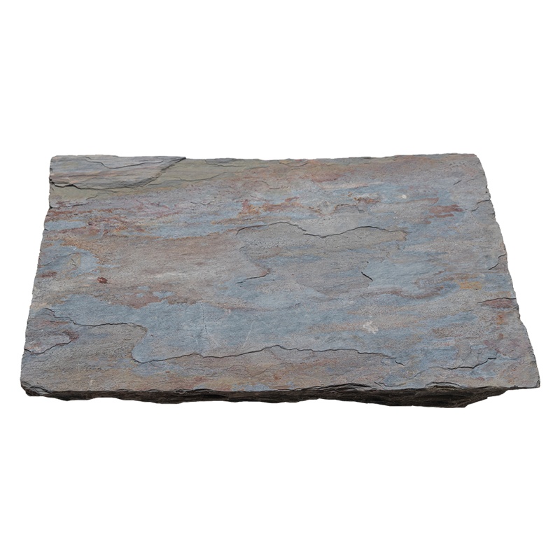 Multi Color Classic Square Slate Stepping Stone