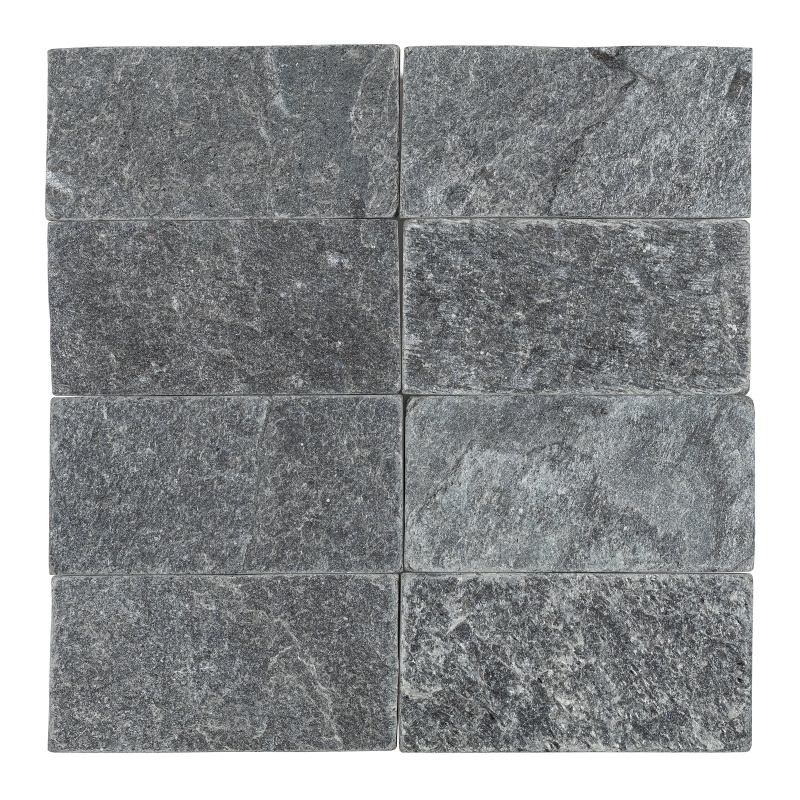 Ostrich Gray Slate Tile - Tumbled