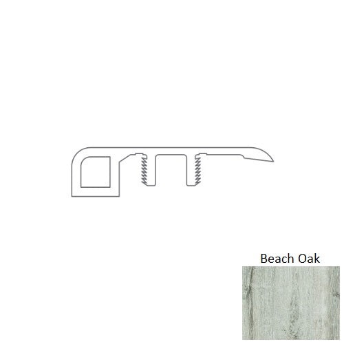 Beach Oak Luxury Vinyl Baby Threshold Trim