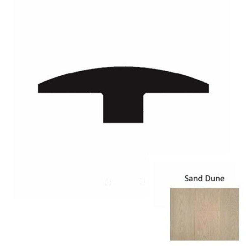 Elevate Sand Dune Hardwood Moulding / Trim - 78" T Molding - Wire Brushed