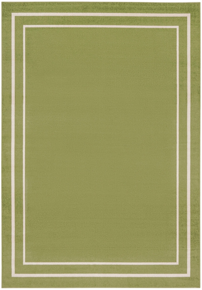 Nourison Essentials Green Ivory Area Rug