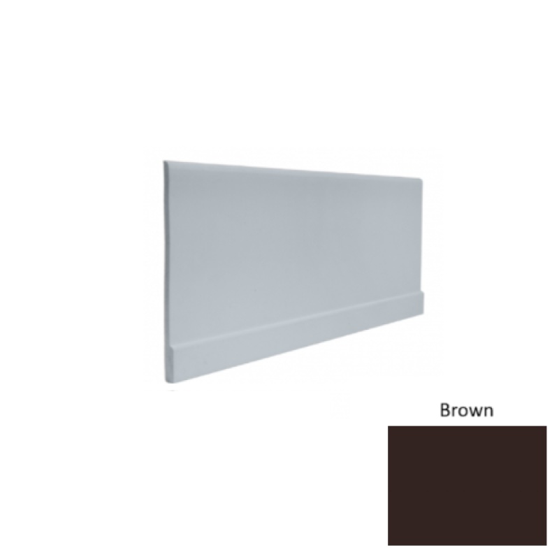 Contours #00 Simplicity Brown Rubber Profiled Wall Base