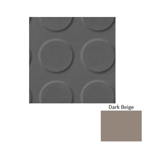 Flextones Dark Beige Rgt Radial Ii Rubber Distinct Designs Tile - Textured - 18" X 18"
