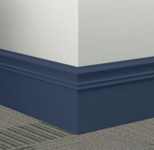 Johnsonite Blue Intensity Rubber Millwork Contoured Wall Base