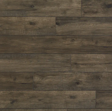 Hillside Hickory Coal Laminate Wood Plank Flooring - Embossed - 7 9/16" X 50 1/2"