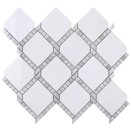 Zen Bead Natural Stone Mosaic - Diamond - Polished