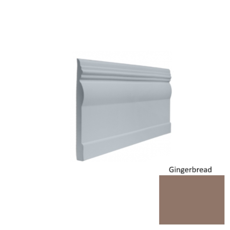 Contours #45 Novel Gingerbread Rubber Profiled Wall Base - Satin