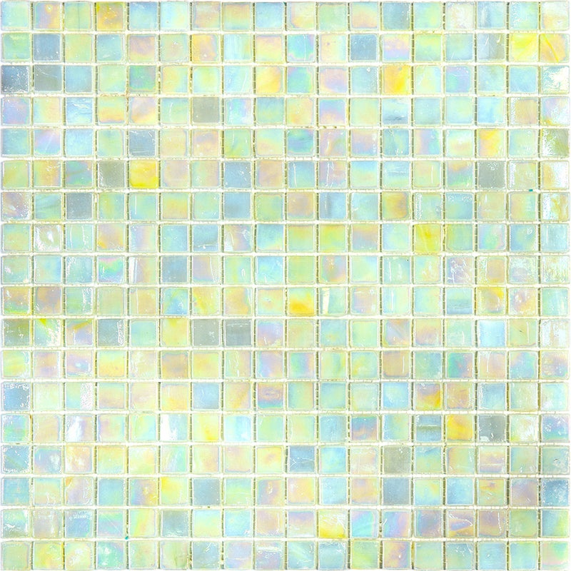 Alma Line Nibble Nd38 Glass Mosaic 0.6" x 0.6" Glossy