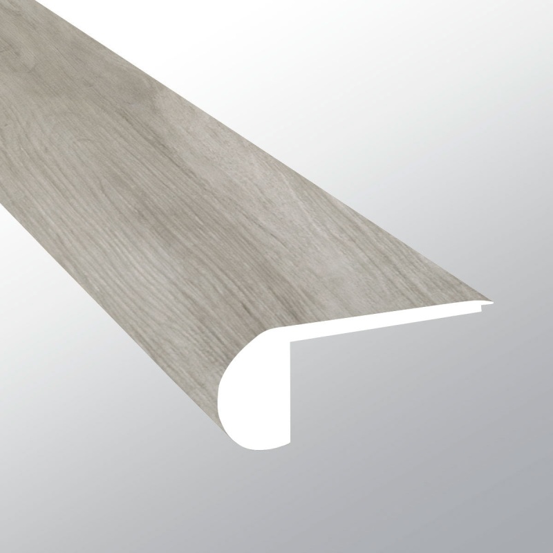 Prescott Dunite Oak Luxury Vinyl Moulding / Trim - 2.75" X 94" Flush Stair Nose - Low Gloss