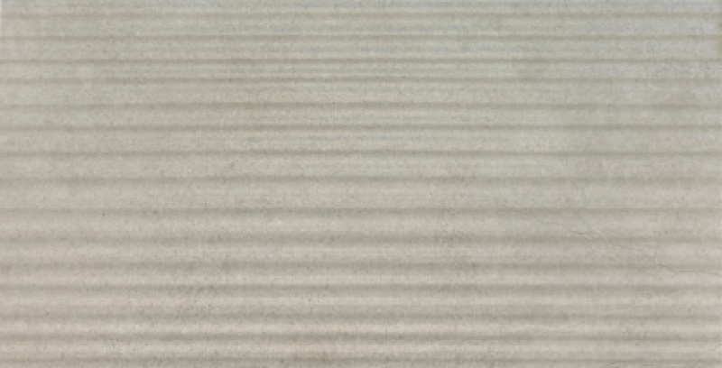 Aspen Snow Deco Porcelain Tile - Grooved - 12" X 24"