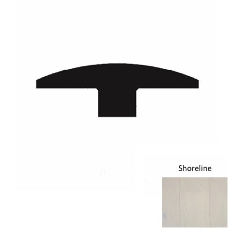 Elevate Shoreline Hardwood Moulding / Trim - 78" T Molding - Wire Brushed
