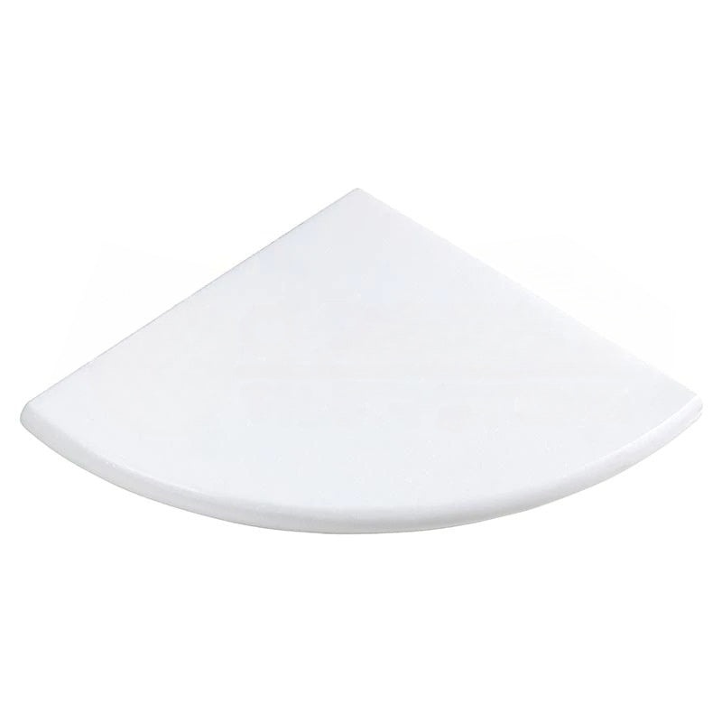 Thassos White Marble Corner Shelf - 9" Radius