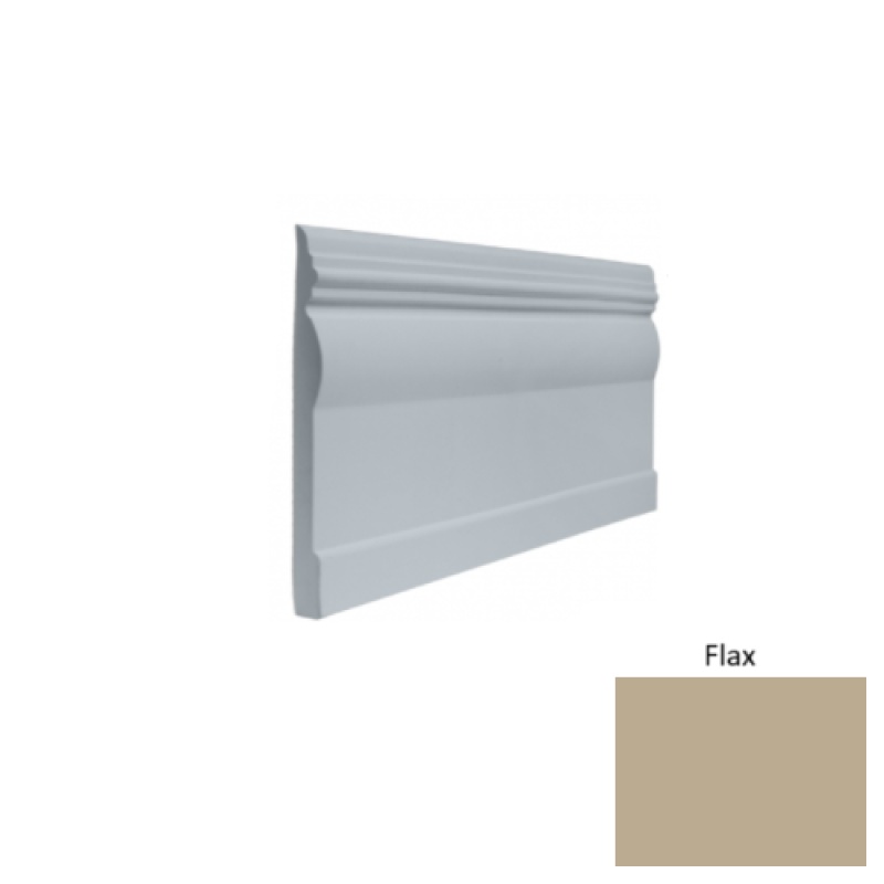 Contours #45 Novel Flax Rubber Profiled Wall Base - Satin