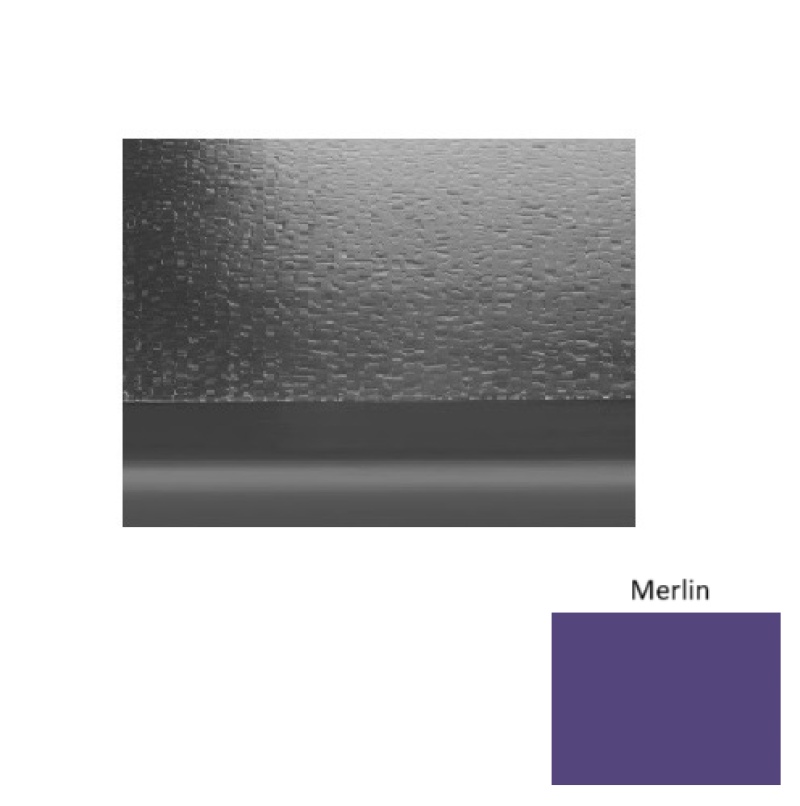 Solid 99 Merlin Hammered With 2" Nose Rubber (Sq) Stair Tread - Hammered