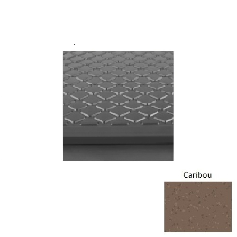 Symmetry 30 Caribou Diamond Rubber (Sq) Stair Tread - Textured