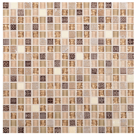Marvel Gemstone Stone & Glass Mosaic - 5/8" X 5/8" - Glossy