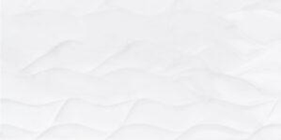 Terreno White Pitch Ceramic Tile - Glossy - 12" X 24"