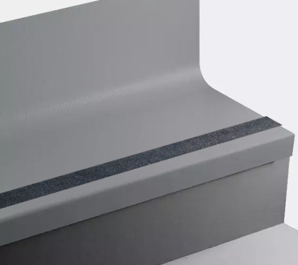 Johnsonite Harbour Hammered Rubber Stair Tread
