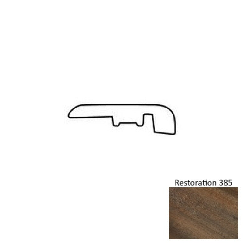 Restoration 385 Luxury Vinyl Moulding / Trim End Cap