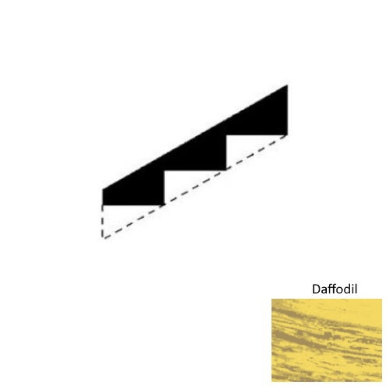 Marbleized Daffodil Rubber Stringers - Smooth