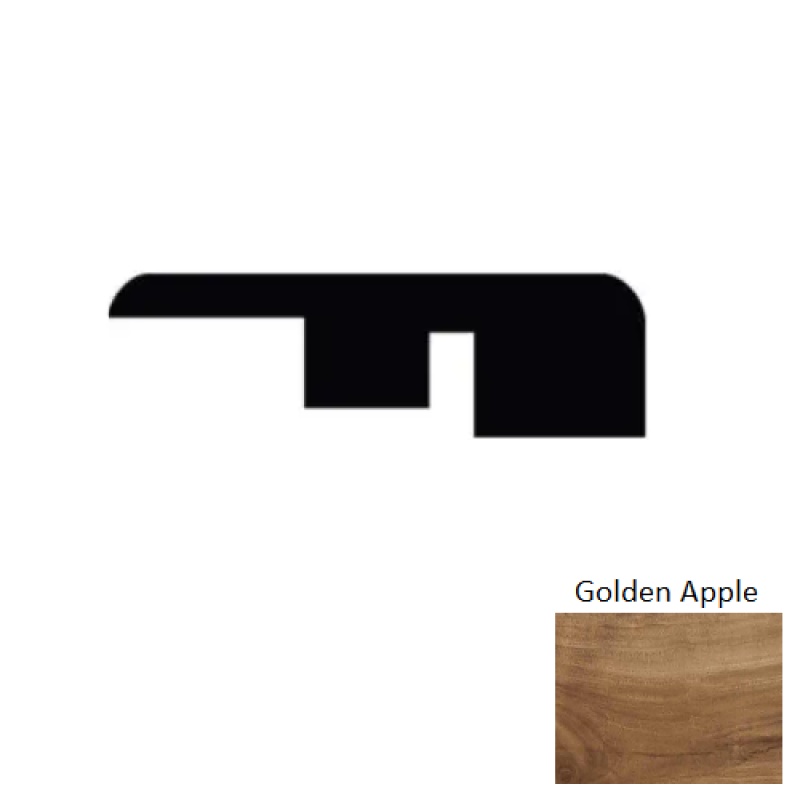 Platinum Golden Apple Laminate Wood Moulding / Trim – 94" End Molding – Matte