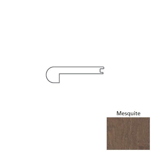 Riverstone Mesquite Hardwood Flush Stairnose – 2.75" x 78", Hand-Scraped