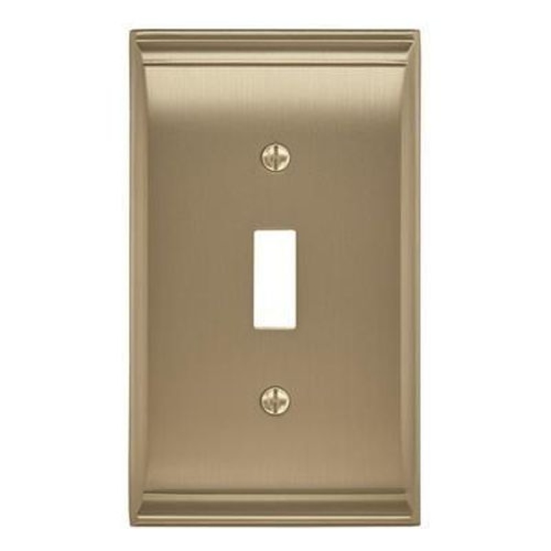 Candler Zinc 1 Gang Toggle Switch Wall Plate